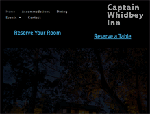 Tablet Screenshot of captainwhidbey.com